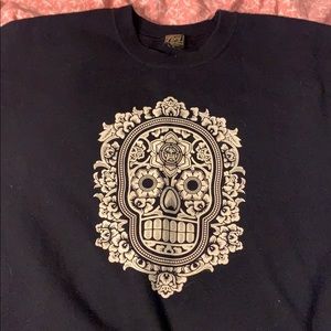 Black obey skull sweatshirt